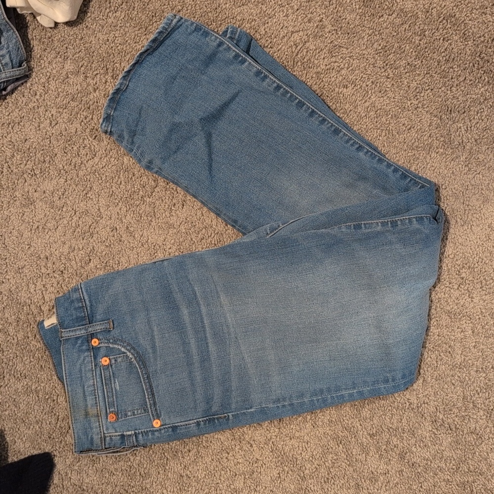 Madewell Light Blue Straight-Leg Jeans